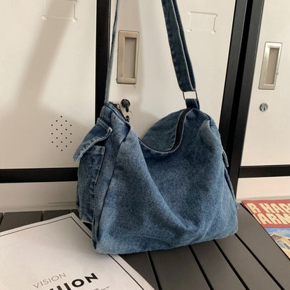 Denim messenger bag HL2614
