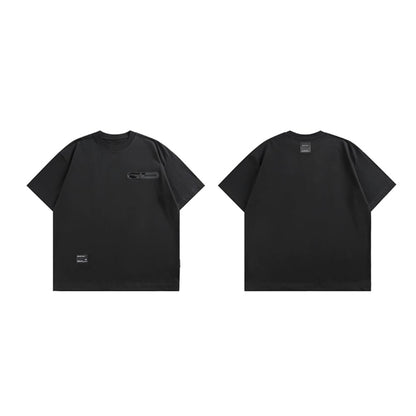 Zipper pocket design T-shirt HL2564