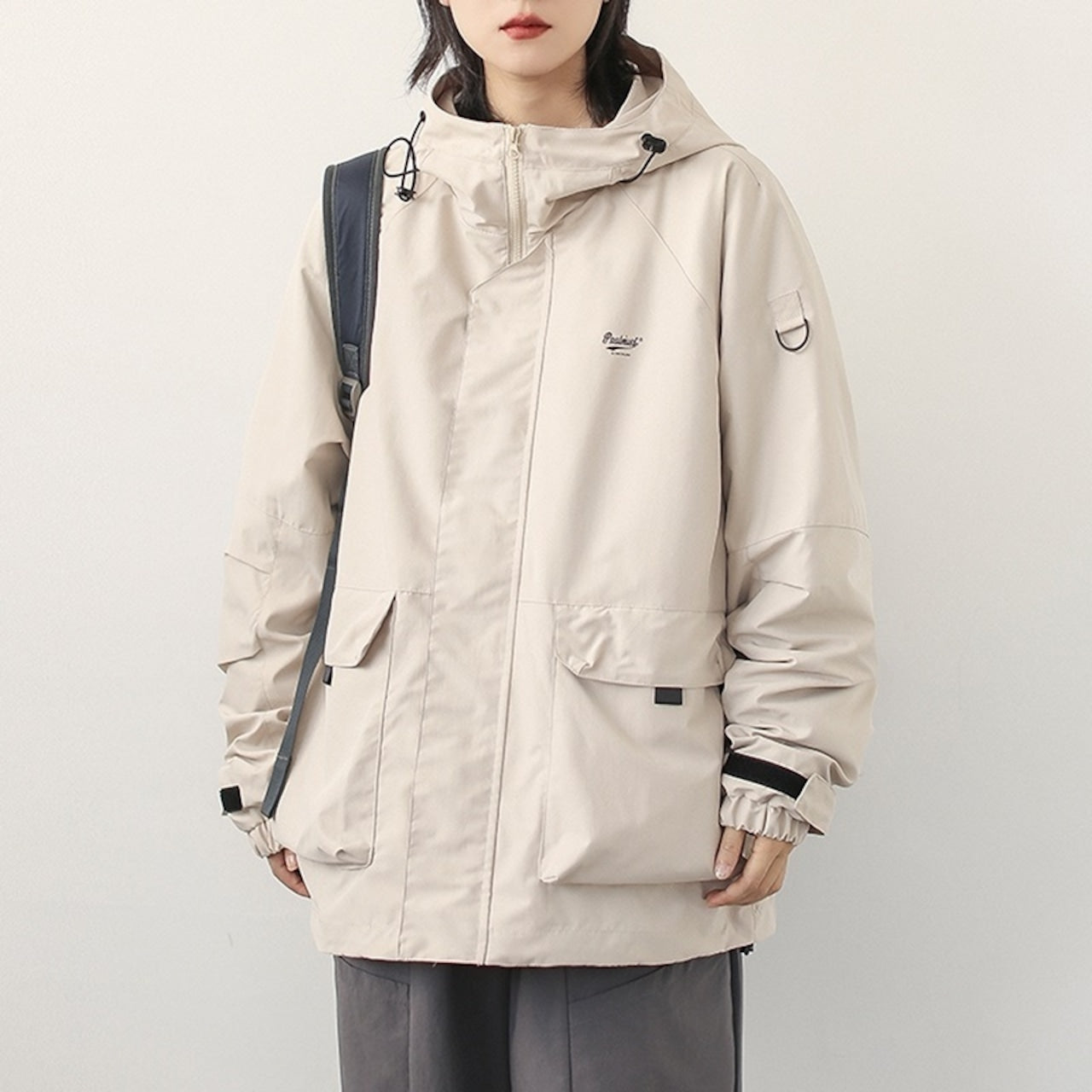 Multi-pocket mountain parka HL1524