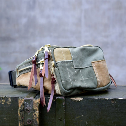 Patchwork Waist Bag   D0032