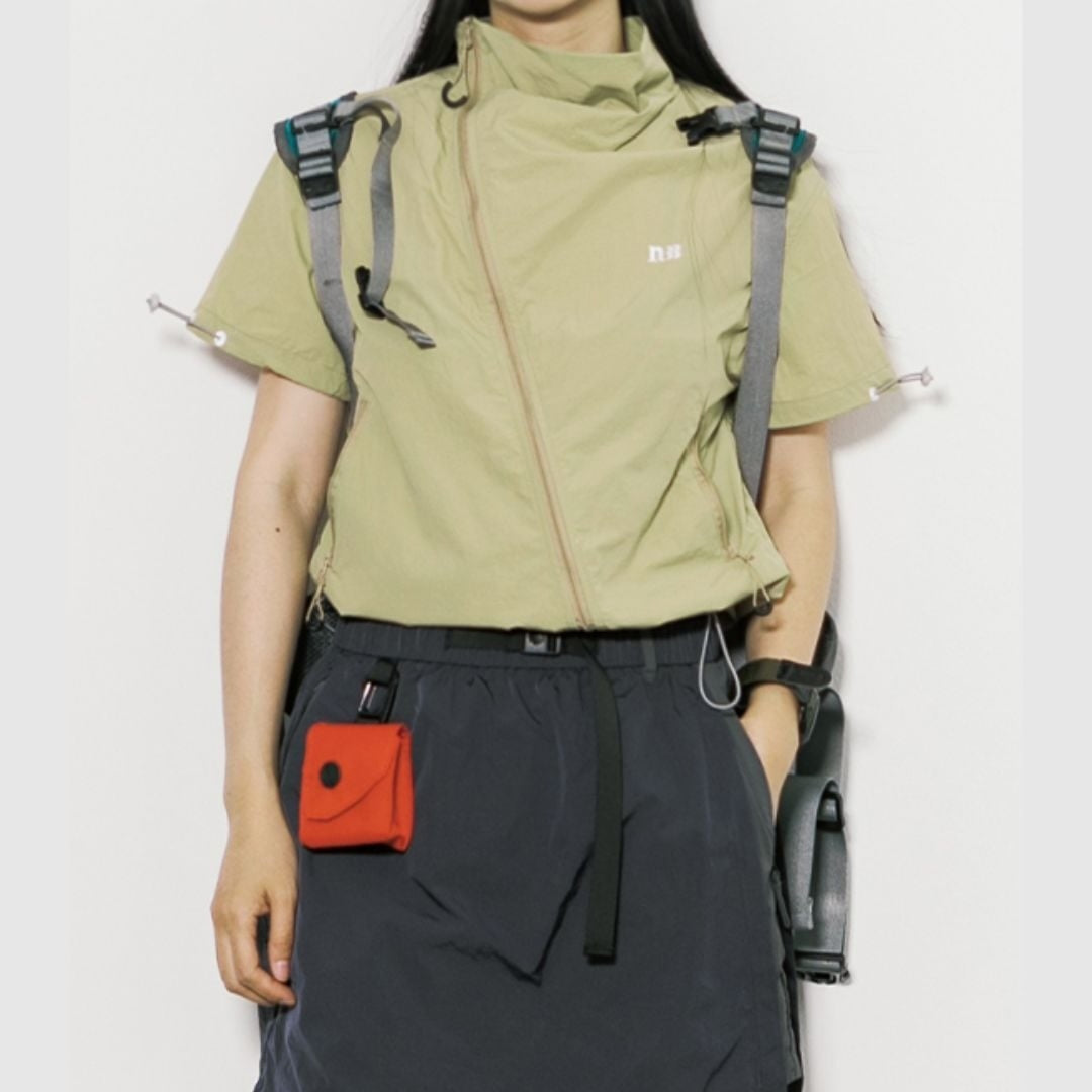 Short sleeve anorak jacket HL2531