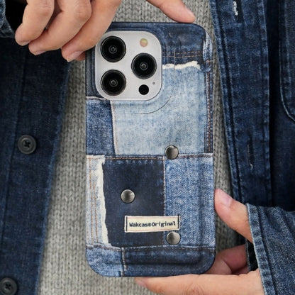 Patchwork Denim Pattern iPhone case D0012