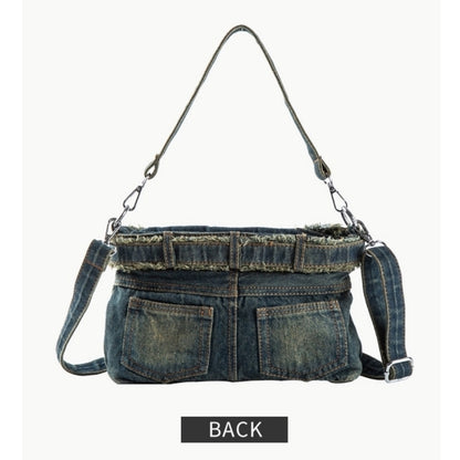 Belt Design Denim Bag D0041