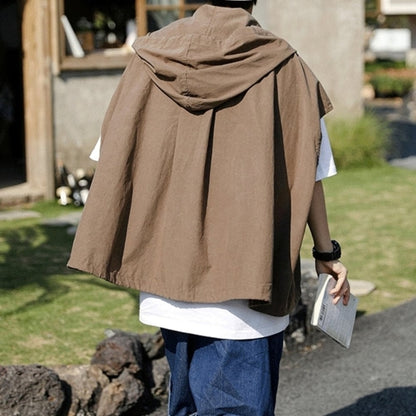 Zip-up vest with hood HL2557