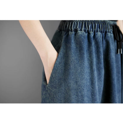 Denim balloon skirt D0072