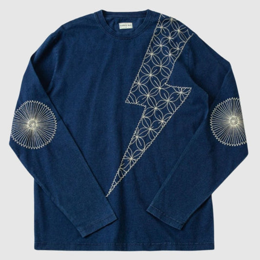 Retro embroidery T-shirt HL2552