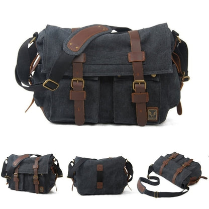 Retro canvas shoulder bag HL2611