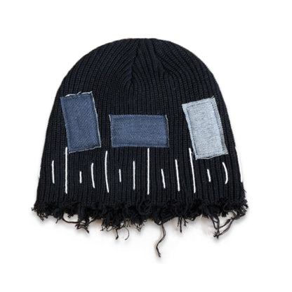 Accent Denim Beanie D0047