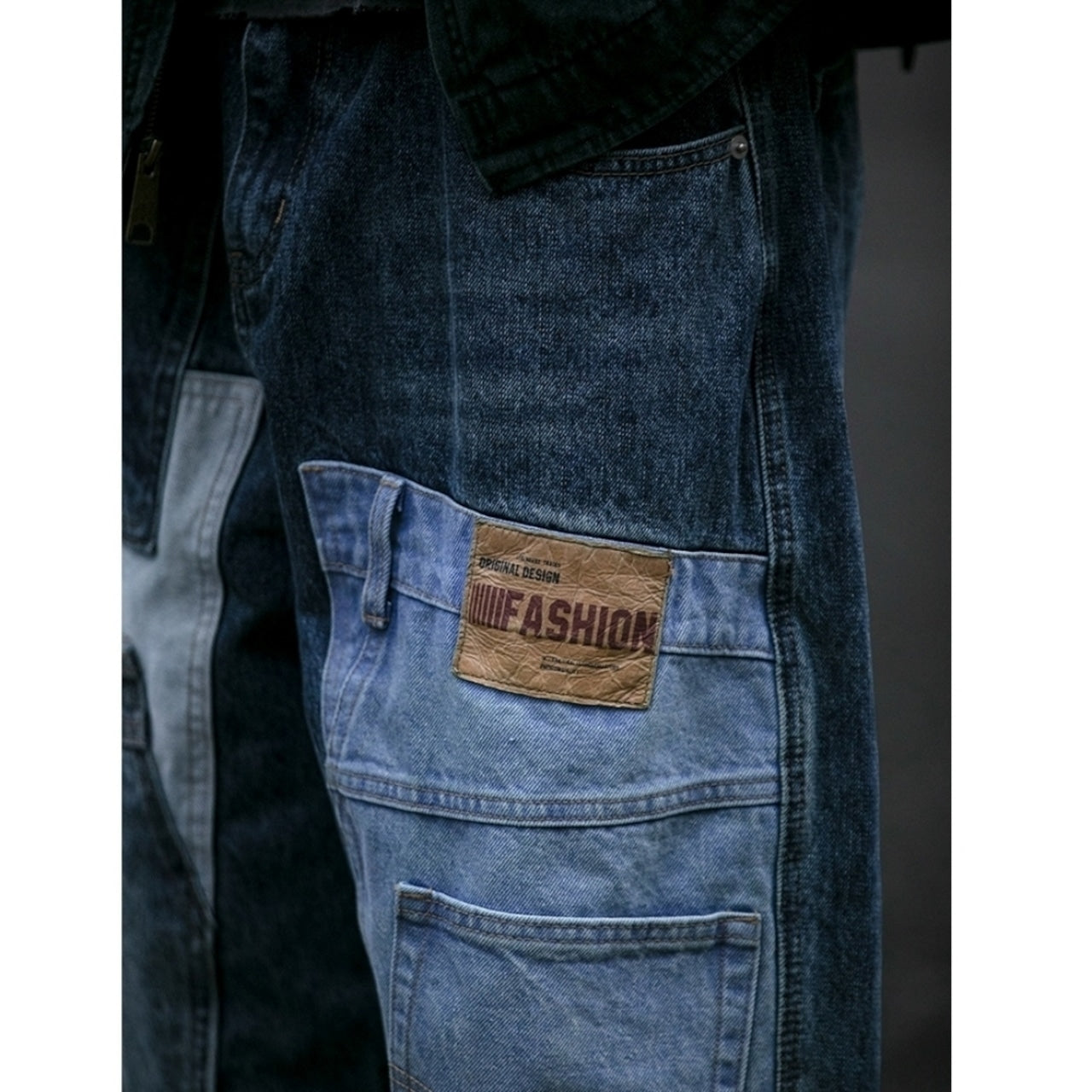 Docking design denim jeans D0091