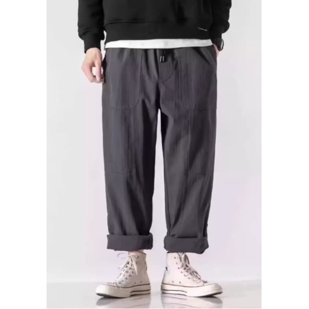 Cropped straight pants HL2573　