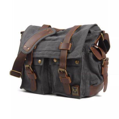 Retro canvas shoulder bag HL2611