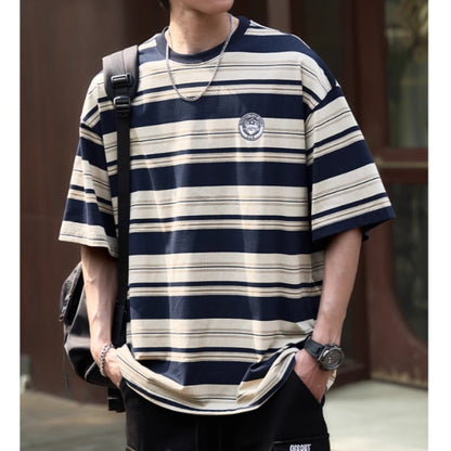 Mixed border T-shirt HL2579