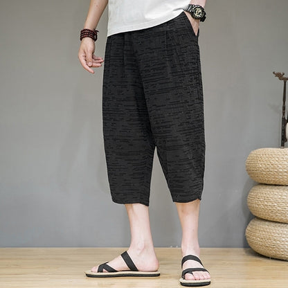 Cropped length relaxed pants HL1751