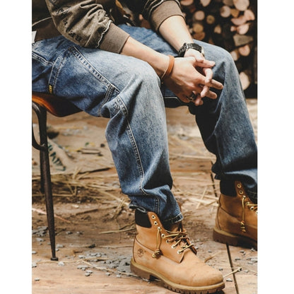 Loose Straight Denim Jeans D0006