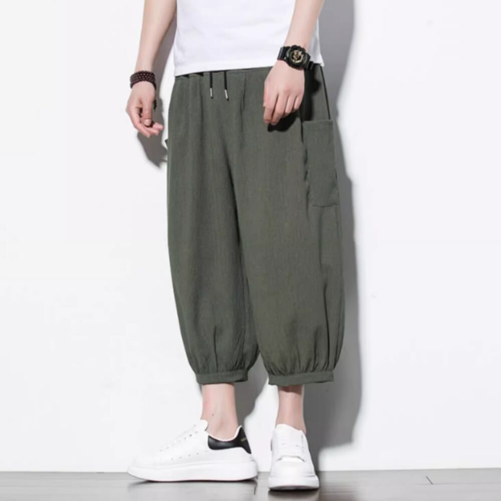 Cropped loose pants HL2566