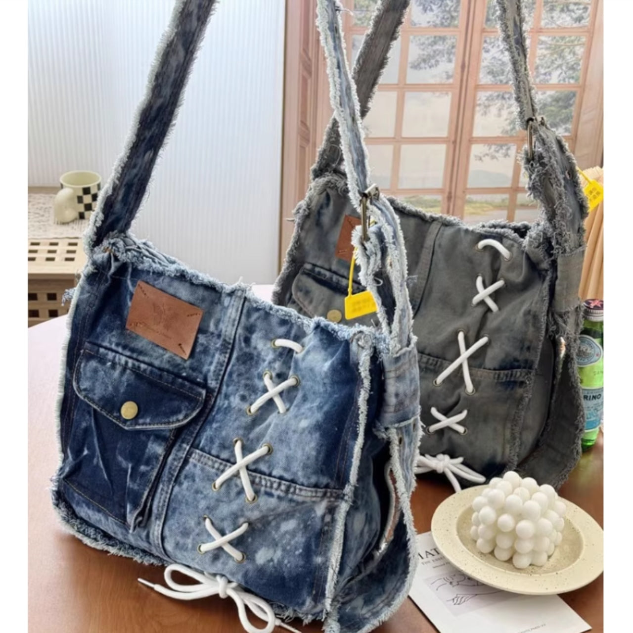 Messenger Denim Bag D0029