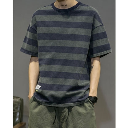 Wide border T-shirt HL2577