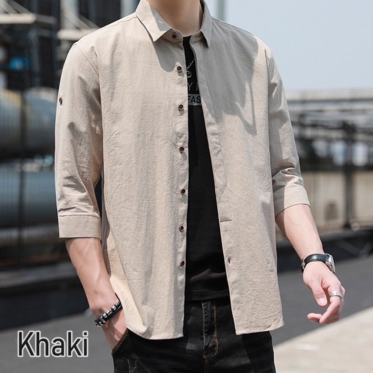 Three-quarter sleeve shirt HL1715