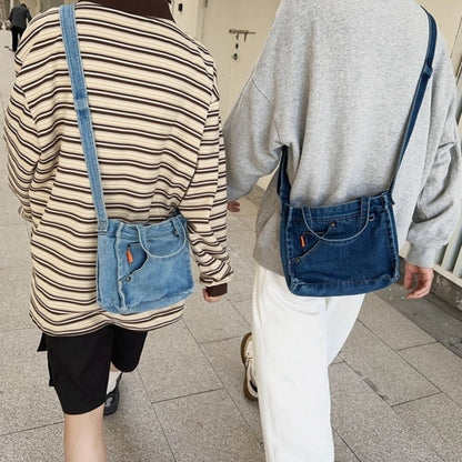 Denim shoulder bag D0039