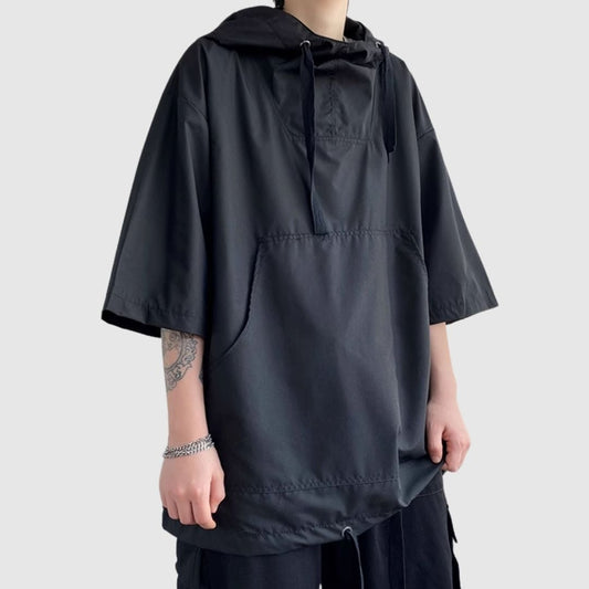 Half sleeve anorak parka HL2466