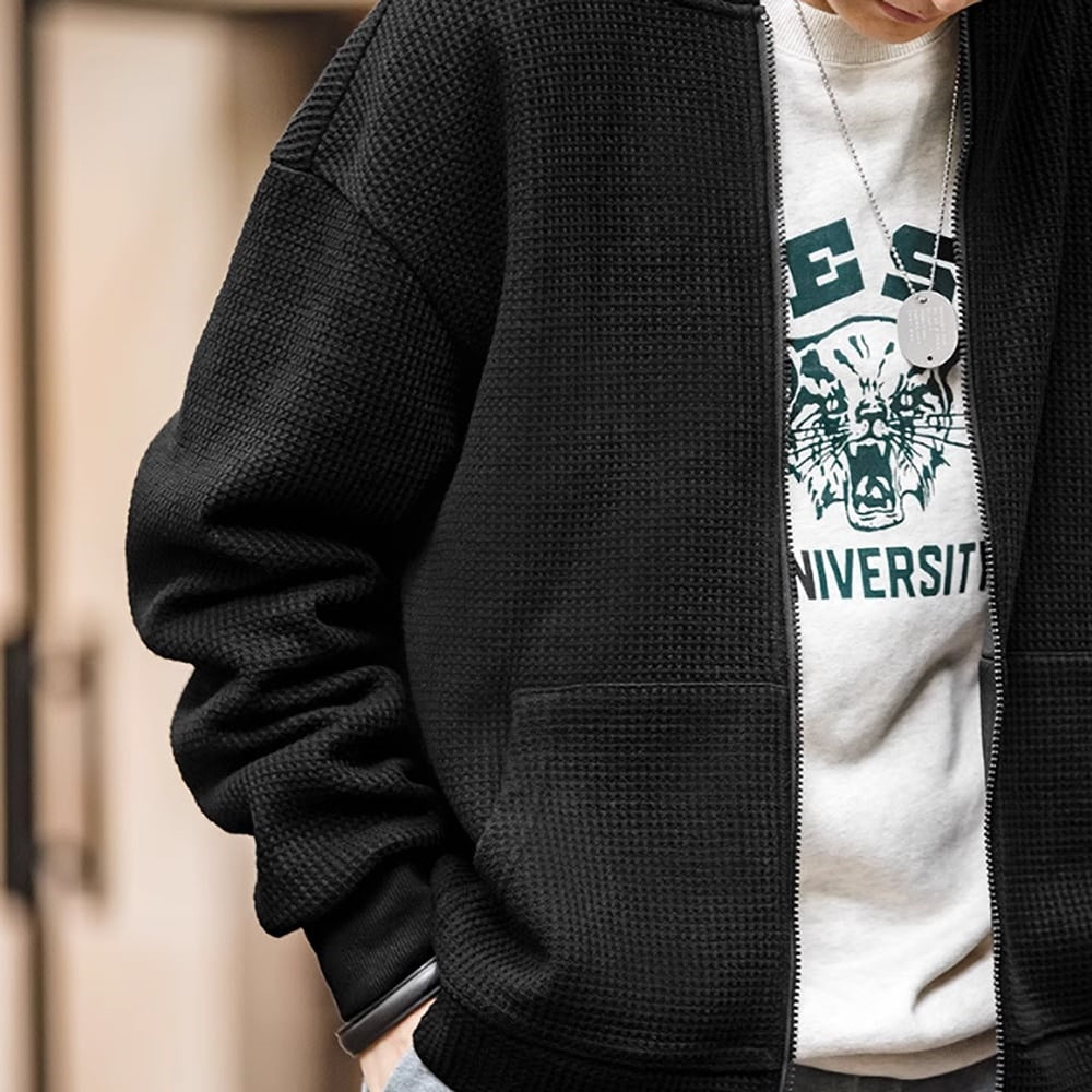 Waffle hoodie HL2448