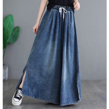 Wide baggy pants D0071