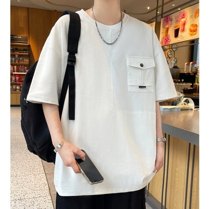 Flap pocket T-shirt HL2563