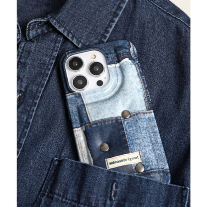 Patchwork Denim Pattern iPhone case D0012
