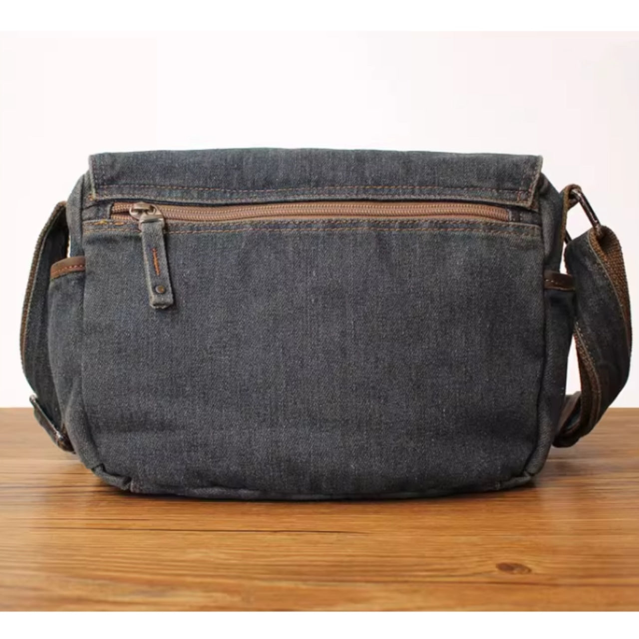 Retro Denim Messenger Bag D0042