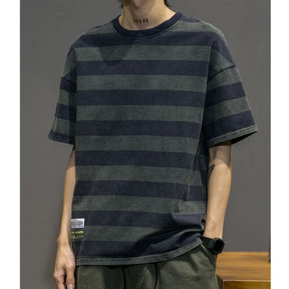 Wide border T-shirt HL2577