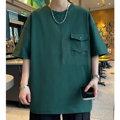 Flap pocket T-shirt HL2563