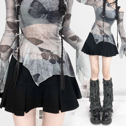 Butterfly mesh tops & innerwear E7025