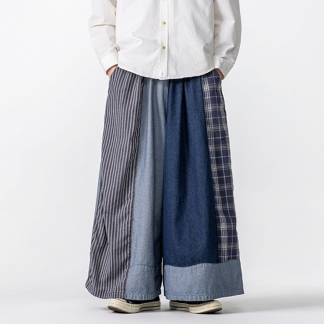 Loose Wide Denim Pants D0022