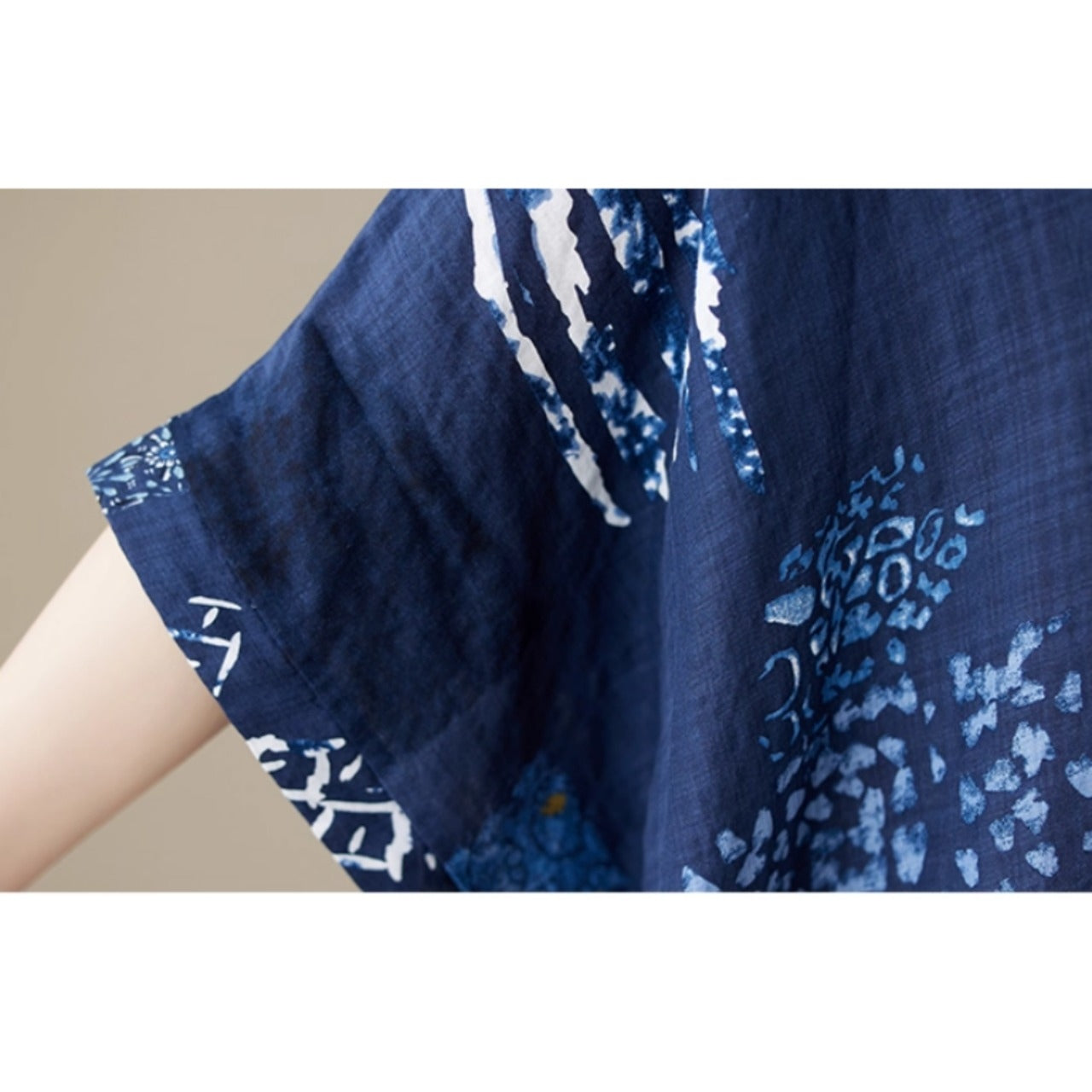 V neck long one piece D0065