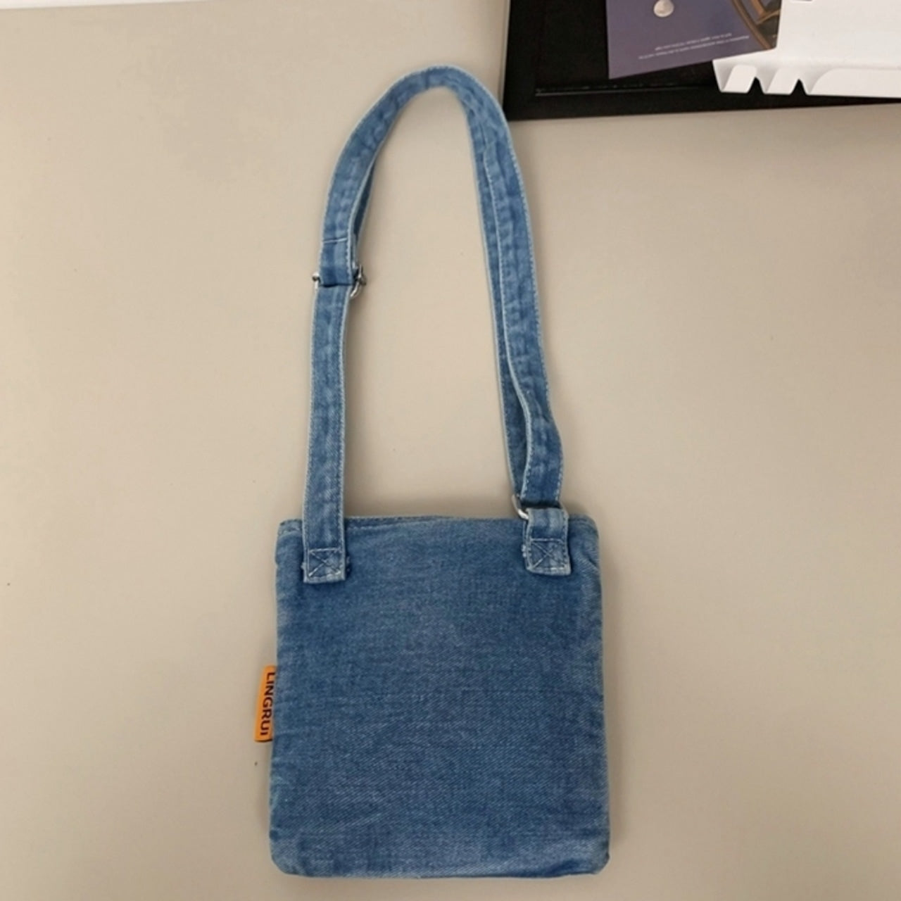 Denim Mini Shoulder Bag D0038