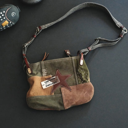 Star Motif Shoulder Bag D0037