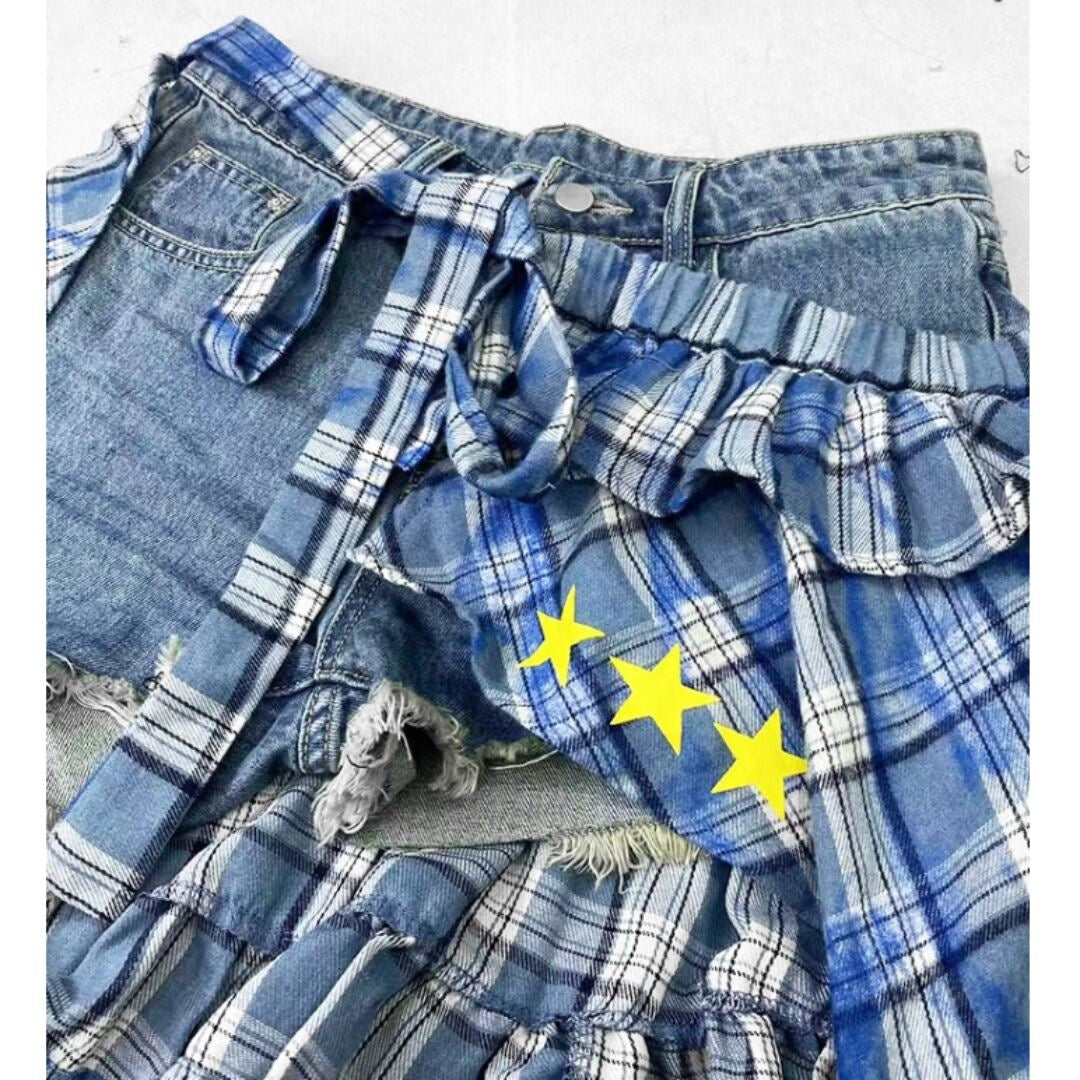 Asymmetric shorts & Leg covers E7006