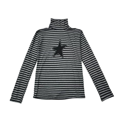 High neck border tops E7015