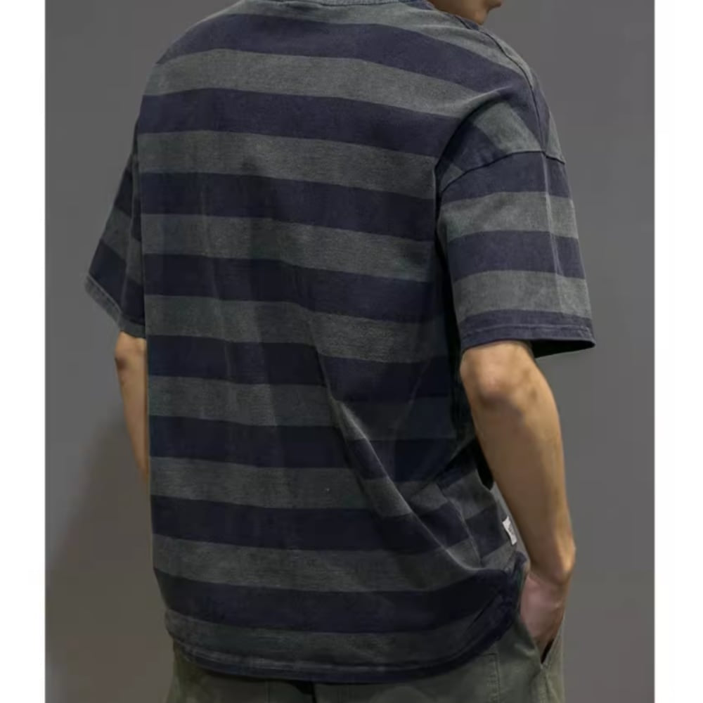 Wide border T-shirt HL2577