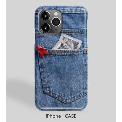 Denim Print iPhone case D0010