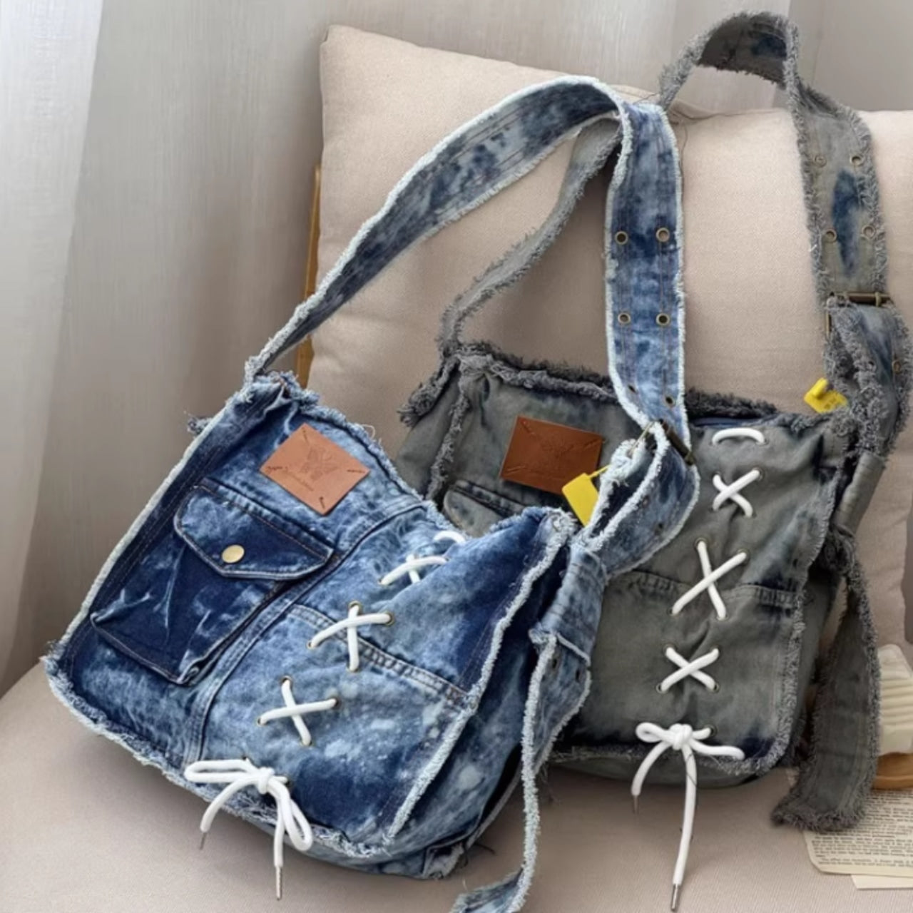 Messenger Denim Bag D0029