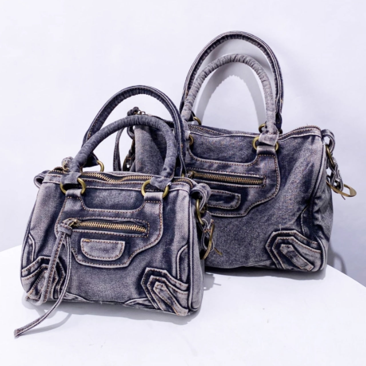 Denim Handbag D0044