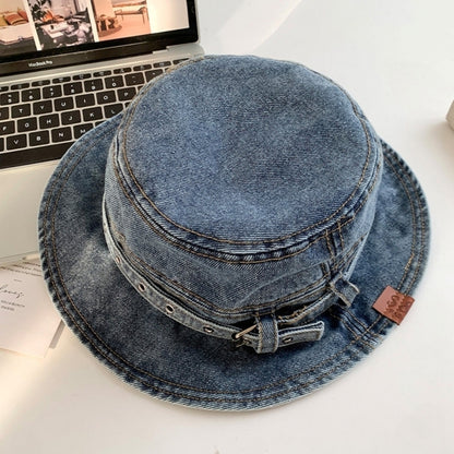 Washed denim hat D0166