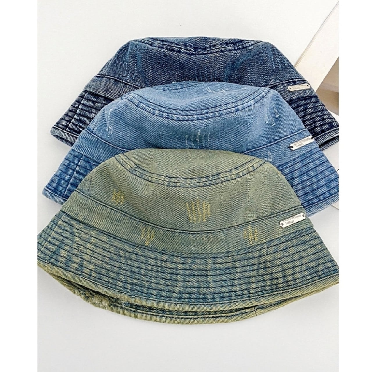 Denim bucket hat D0163