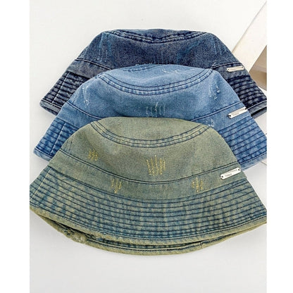 Denim bucket hat D0163