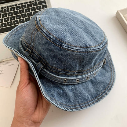 Washed denim hat D0166