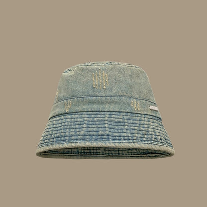 Denim bucket hat D0163