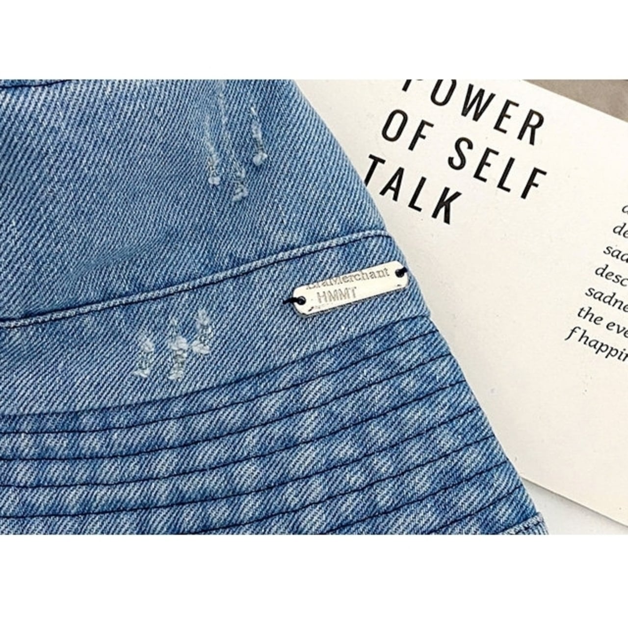 Denim bucket hat D0163