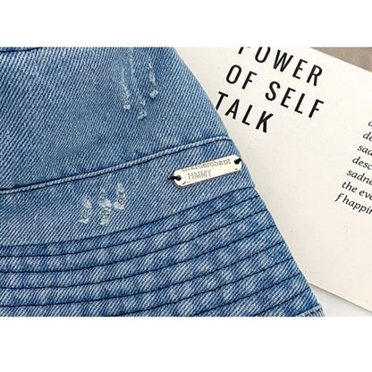 Denim bucket hat D0163