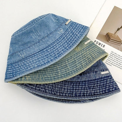 Denim bucket hat D0163